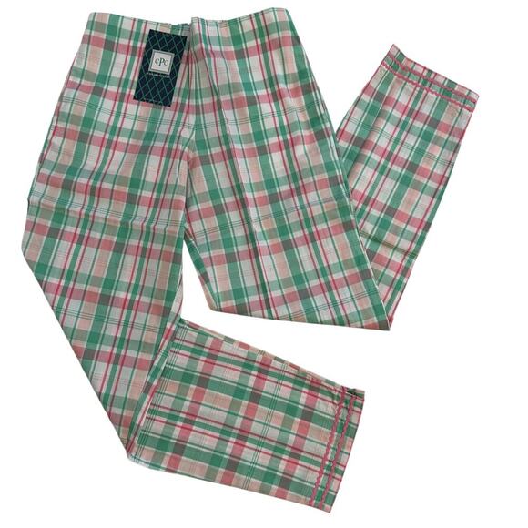 NWT Classic Prep Childrenswear Pastel Plaid Evie Pants Girls - Picture 1 of 11